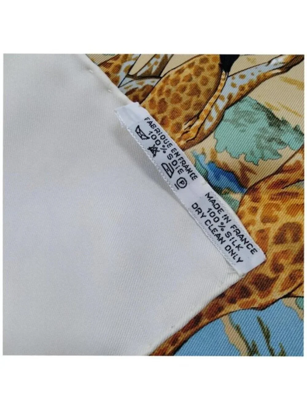 Authentic Hermès Tanzanie Silk Carré 90 Scarf Safari Animal Print